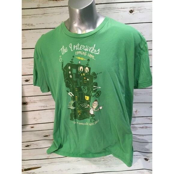 Shirt Woot Humor - The Interwebs Internet coming soon Computer Programmer 3X - Picture 2 of 5